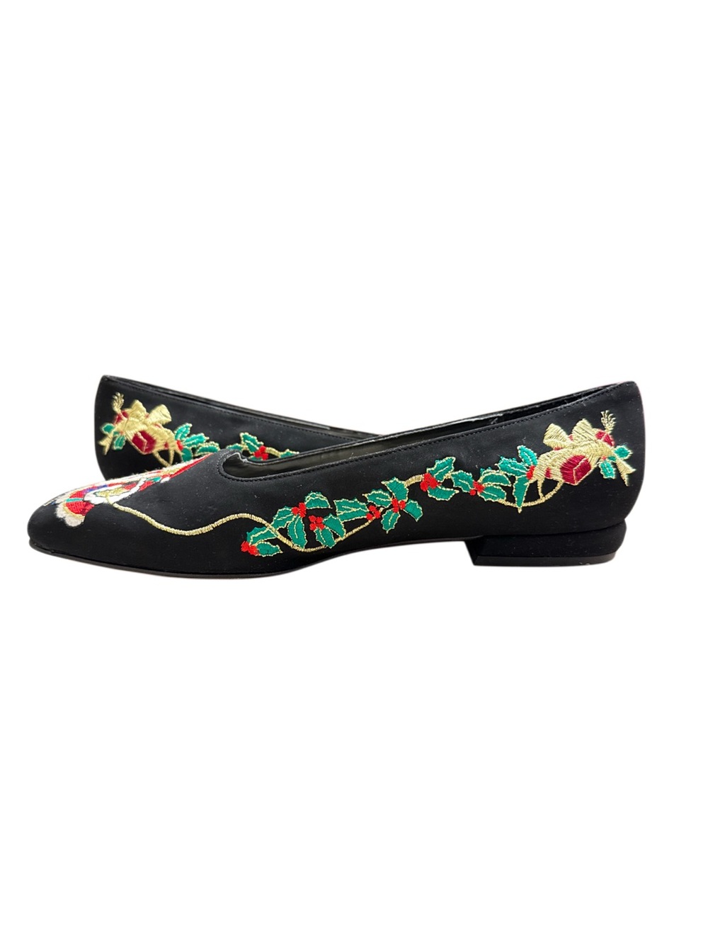 J. RENEE BLACK VELVET CHRISTMAS FLATS - Picture 5 of 6